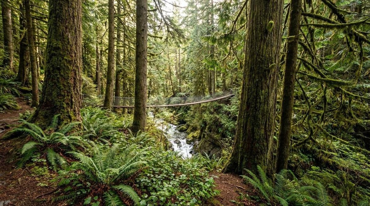 Pacific Northwest forest location